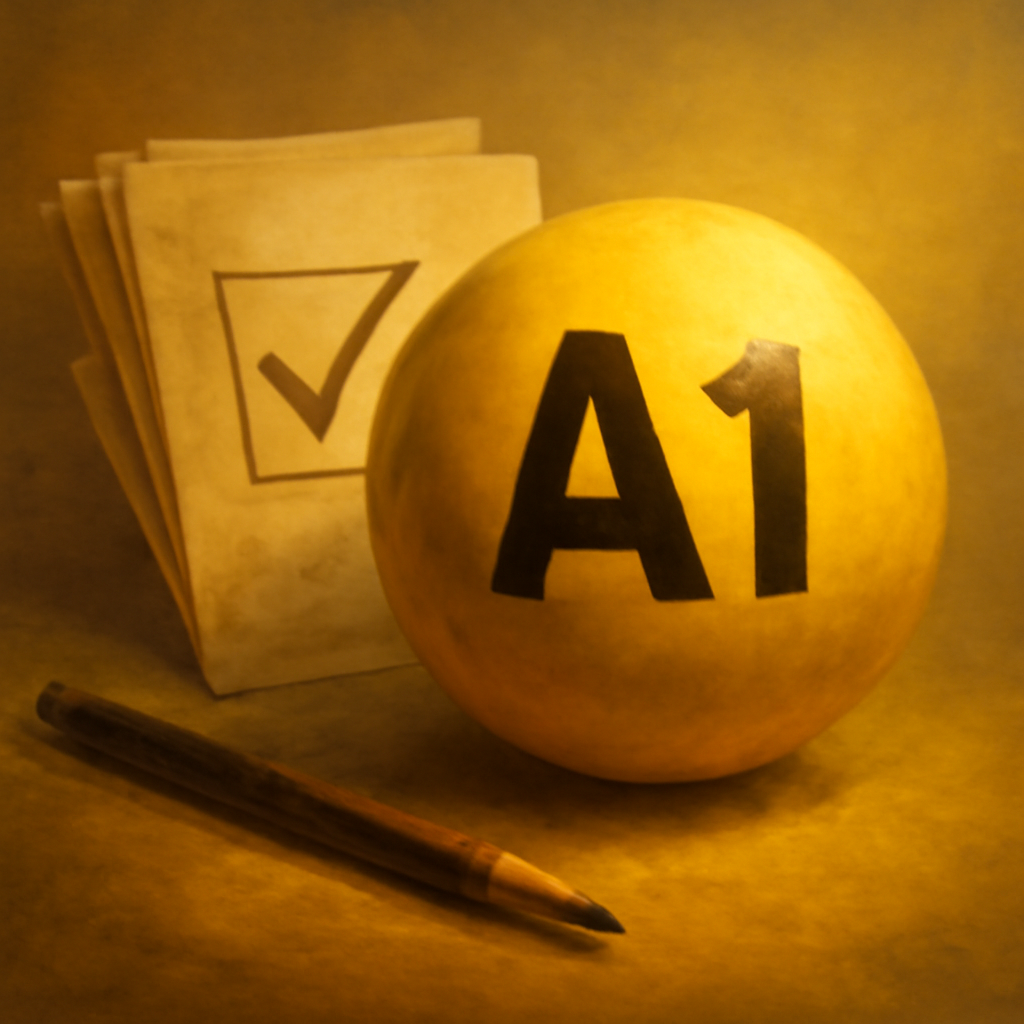 An icon representing guidance for A1 lottery login troubleshooting.