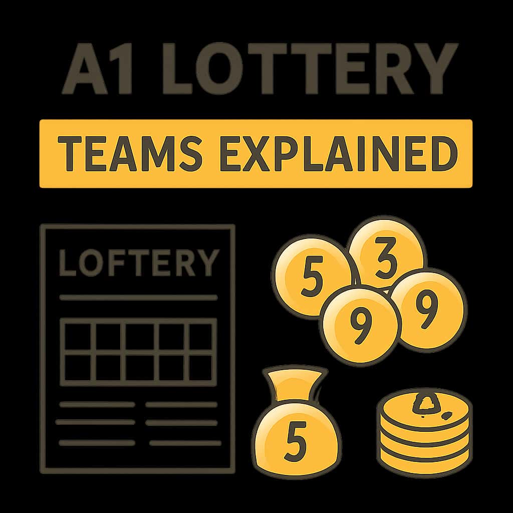 An educational diagram for A1 lottery Terms Explained.