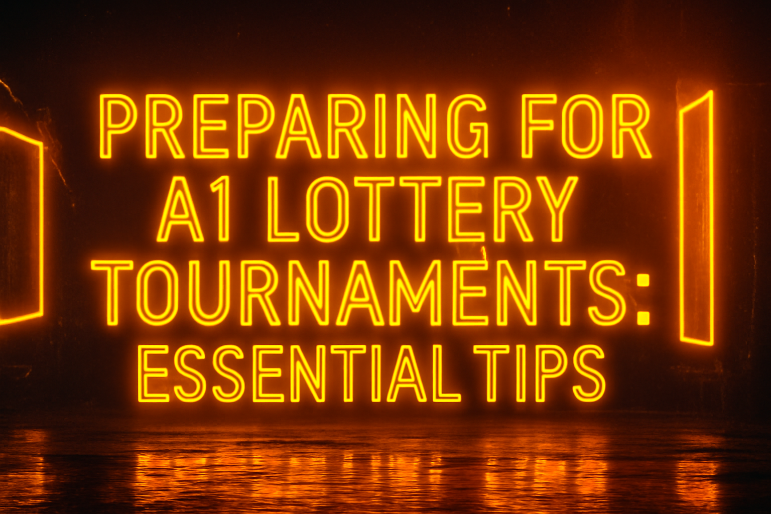 Informative image representing how to begin with A1 lottery.
