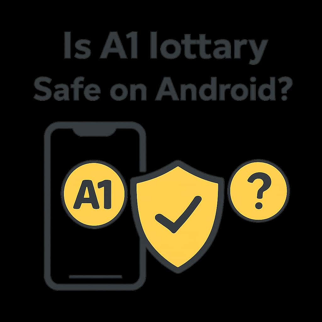 An educational diagram outlining safety protocols for the A1 lottery on Android.
