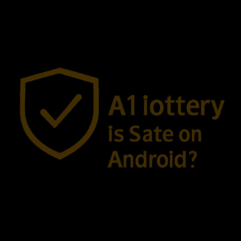 An icon representing the safety of the A1 lottery on Android.