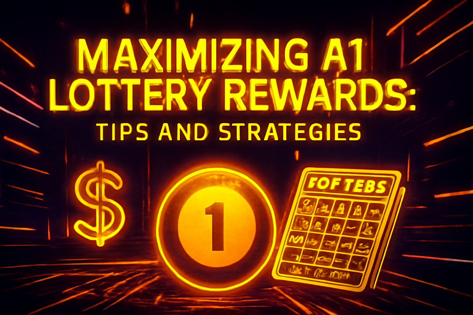 An informational scene depicting the management of A1 lottery settings.