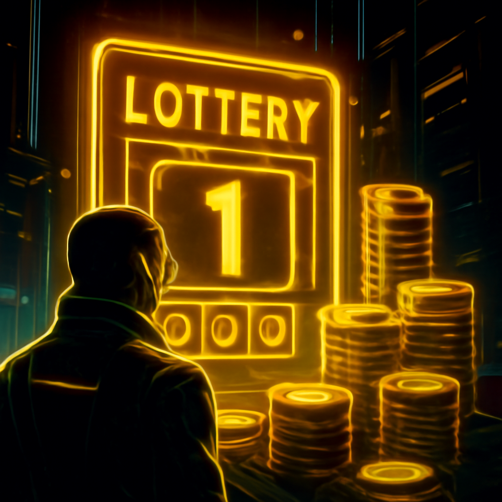 An educational diagram showing steps for managing A1 lottery settings.