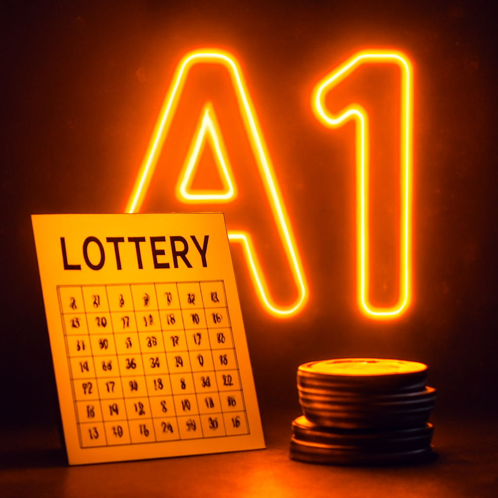 A badge symbolizing assistance with A1 lottery settings.