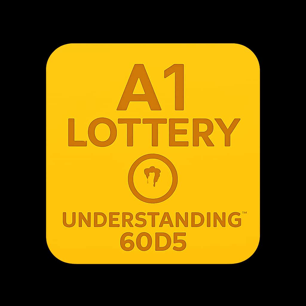 A professional badge representing A1 lottery odds guidance.