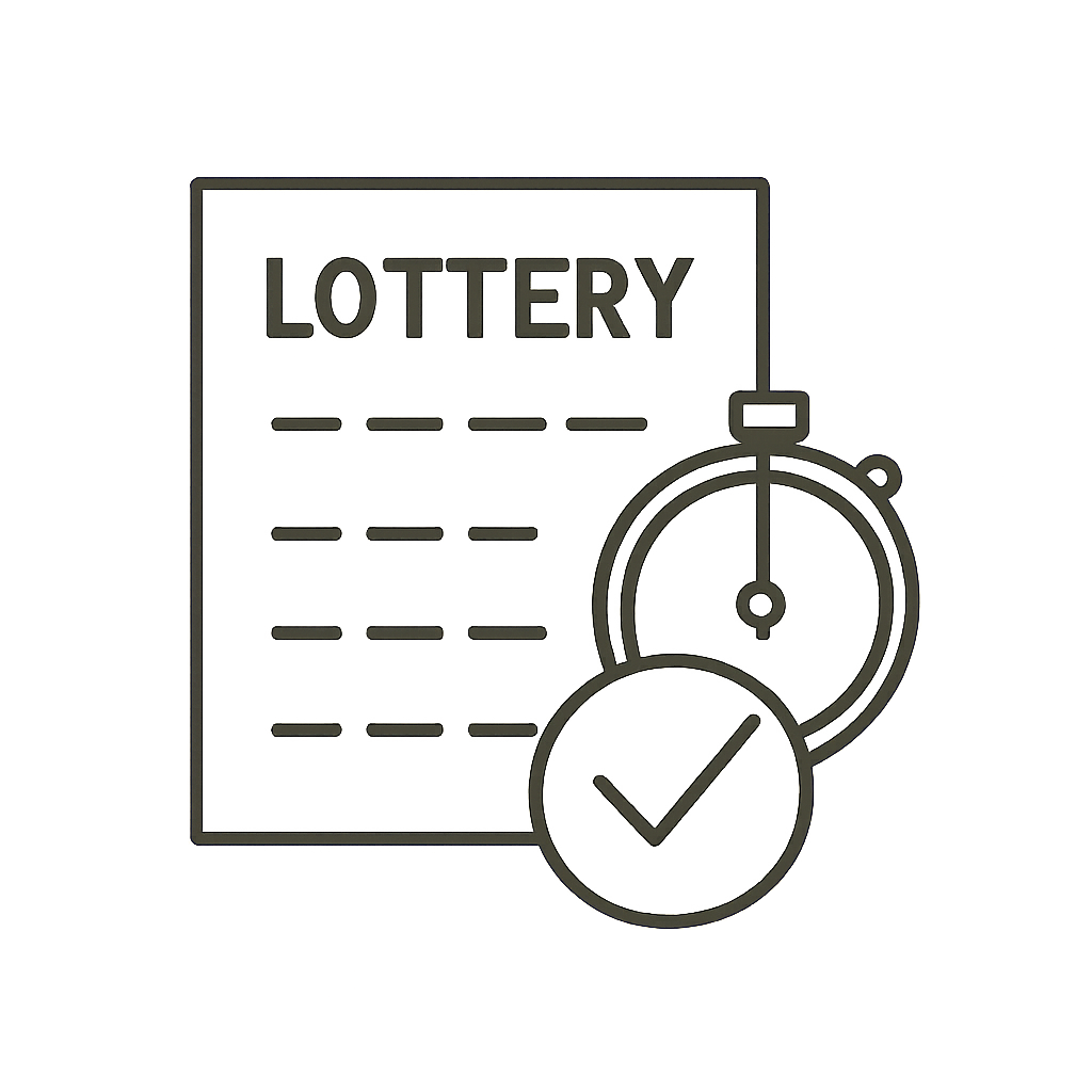 An educational diagram showing steps for managing A1 lottery settings.